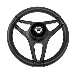 Руль для лодки Gussi MOLINO K диаметр 350 мм, хромированные спицы   