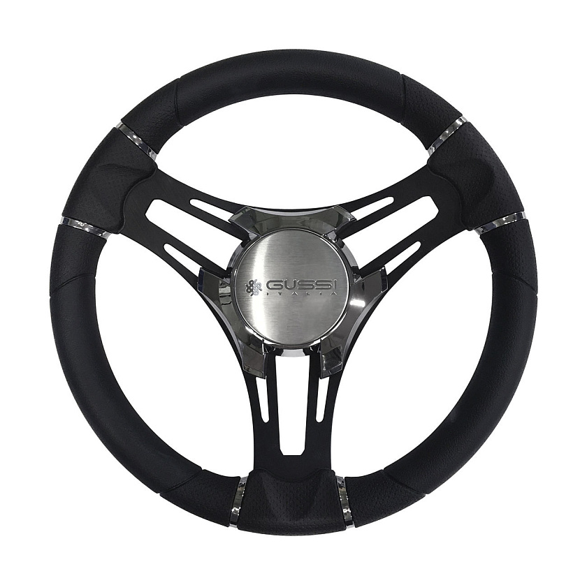 Руль для лодки Gussi VERONA диаметр 350 мм, алюминиевые спицы