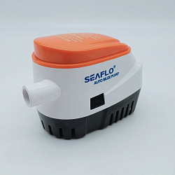 Автоматическая осушительная помпа SeaFlo 12 вольт, 750GPH (2838,75 л/час), для лодки (насос 12 В осушительный для откачки воды на судне / помпа водооткачивающая трюмная)   