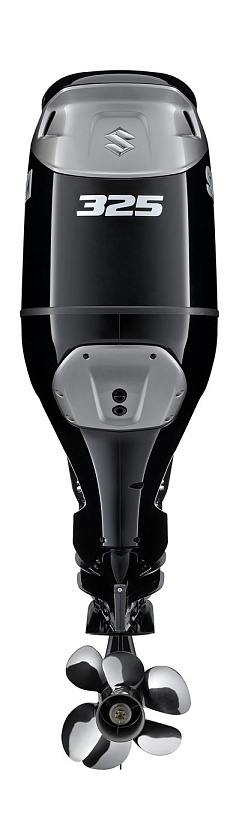 Лодочный мотор 4-х тактный Suzuki DF325ATX, мощность 325 л.с., цвет черный