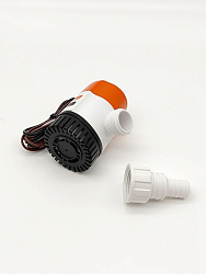 Автоматическая трюмная помпа SeaFlo 12 вольт, 800GPH (3000 л/час) для лодки /катера / яхты водооткачивающая, насос водяной трюмный электрический 12 В осушительный для откачки воды на судне   