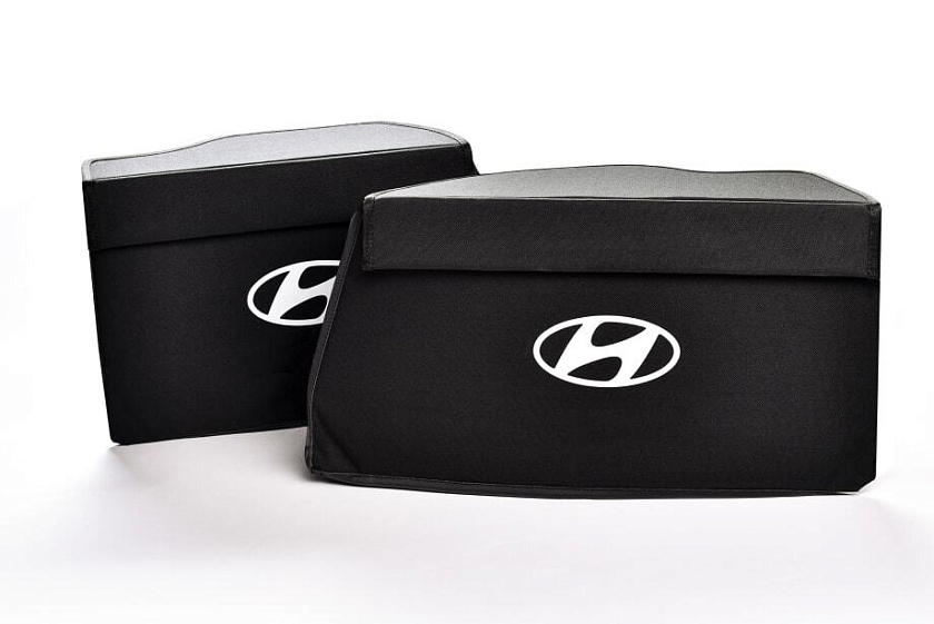 Авто сумка органайзер в багажник для автомобиля HYUNDAI SOLARIS II седан c 2020 (комплект 2 шт.)