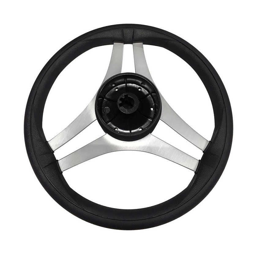 Руль для лодки Gussi MOLINARA диаметр 350 мм, алюминиевые спицы