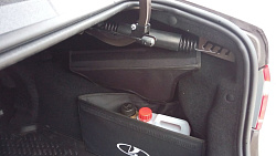 Авто сумка органайзер в багажник для автомобиля LADA Vesta Sedan (комплект 2 шт.)   