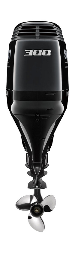 Лодочный мотор 4-х тактный Suzuki DF300APX, мощность 300 л.с., цвет черный