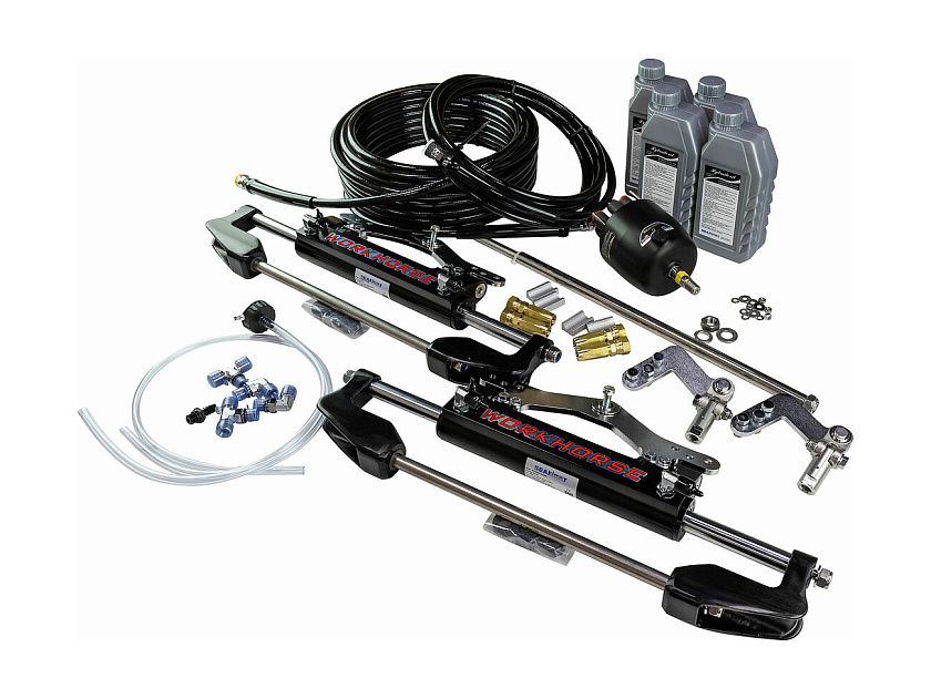 Гидравлическое рулевое управление Sea First MO-700HT2 37 см³ для 2-х подвесных моторов общей мощностью до 800 л.с.