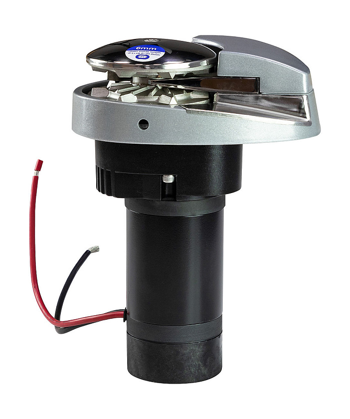 Якорная лебедка вертикальная South Pacific PRO VA600 электрическая 12В, алюминиевый корпус