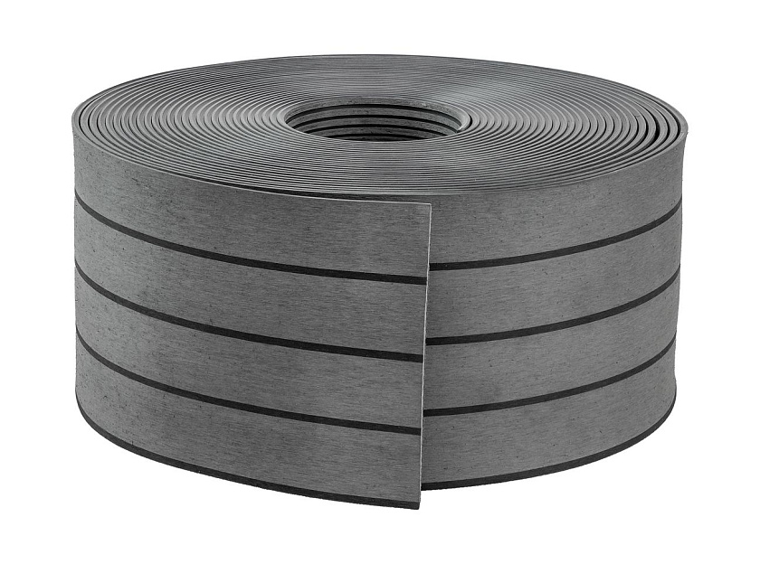 Искусственное палубное покрытие 200 x 5 мм, цвет Charcoal, Marine Rocket