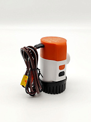 Автоматическая трюмная помпа SeaFlo 12 вольт, 600GPH (2280 л/час) для лодки /катера / яхты водооткачивающая, насос водяной трюмный электрический 12 В осушительный для откачки воды на судне   