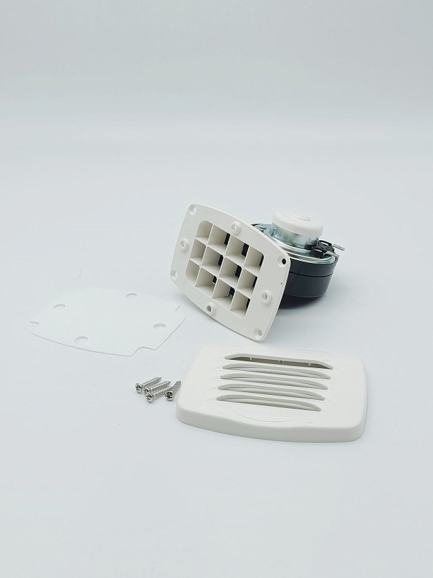 Сигнал звуковой Marco Smile SM1 (Италия) электрический 12В (вольт), врезной горн для лодки, катера, яхты, судна, сигнальный горн ревун 12V клаксон гудок сирена