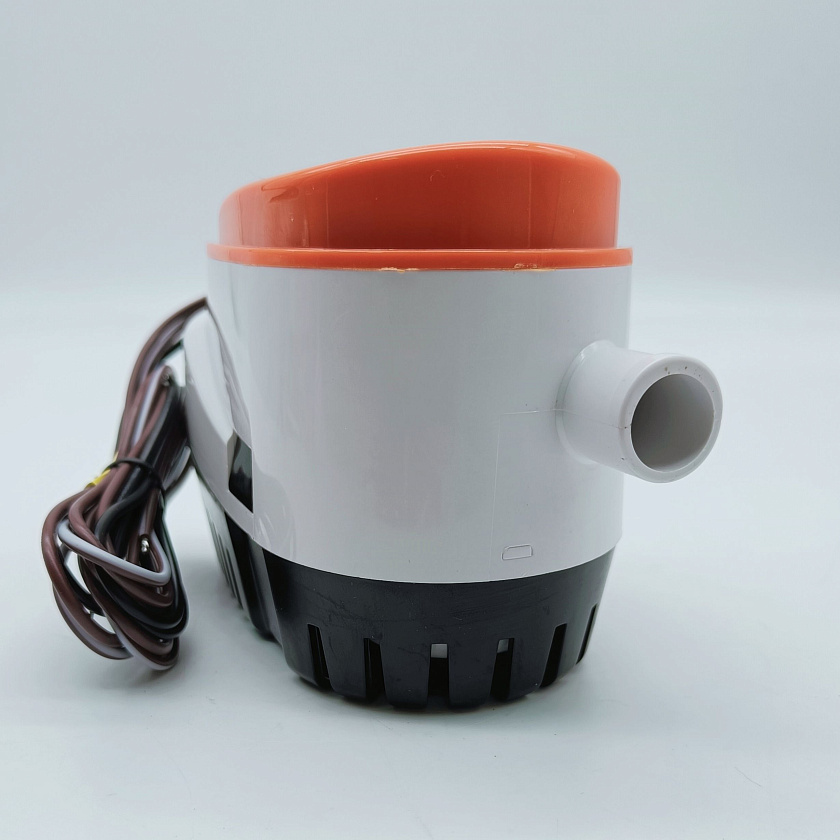 Автоматическая осушительная помпа SeaFlo 12 вольт, 750GPH (2838,75 л/час), для лодки (насос 12 В осушительный для откачки воды на судне / помпа водооткачивающая трюмная)