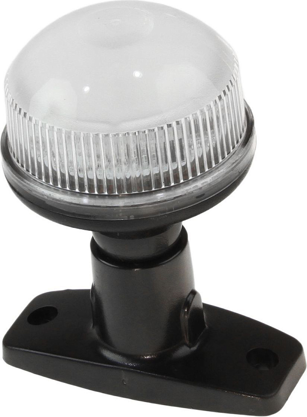 Светодиодный топовый огонь Easterner 12 / 24В клотиковый LED на стойке 110 мм для лодки, катера, судна (круговой, стояночный, якорный) влагозащищенный