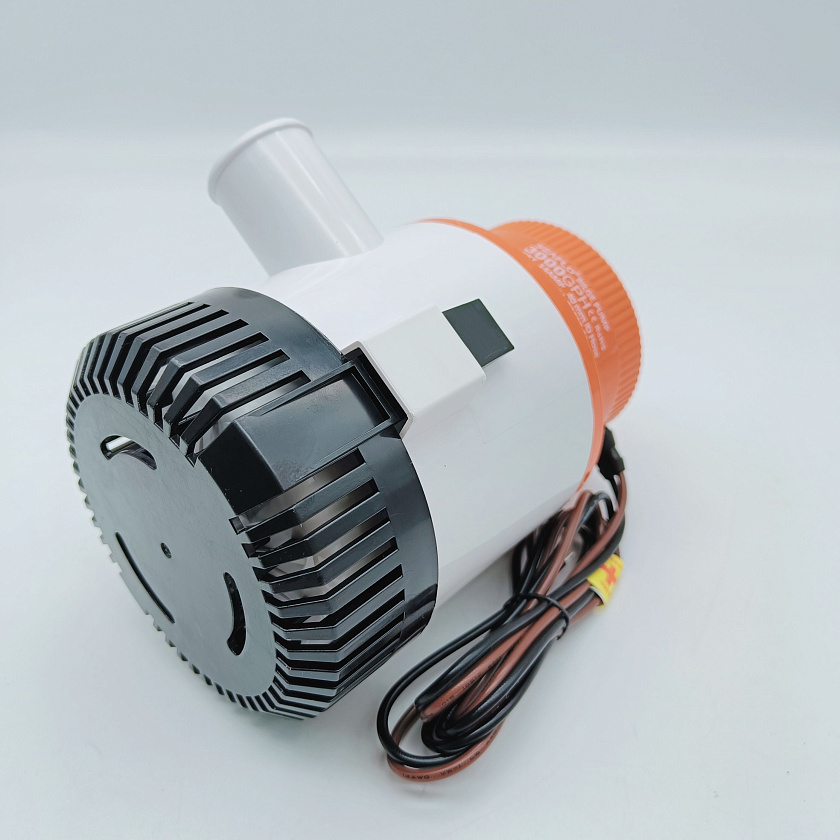 Осушительная помпа SeaFlo 12 вольт, 3000GPH (11355 л/час, высота 5 м), для лодки (насос 12 В осушительный для откачки воды на судне / помпа водооткачивающая трюмная)