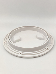 Палубный смотровой люк SeaFlo 198 мм (внутр. размер 151) для лодки / катера / яхты, пластиковый, инспекционный круглый лючок с крышкой и замками   