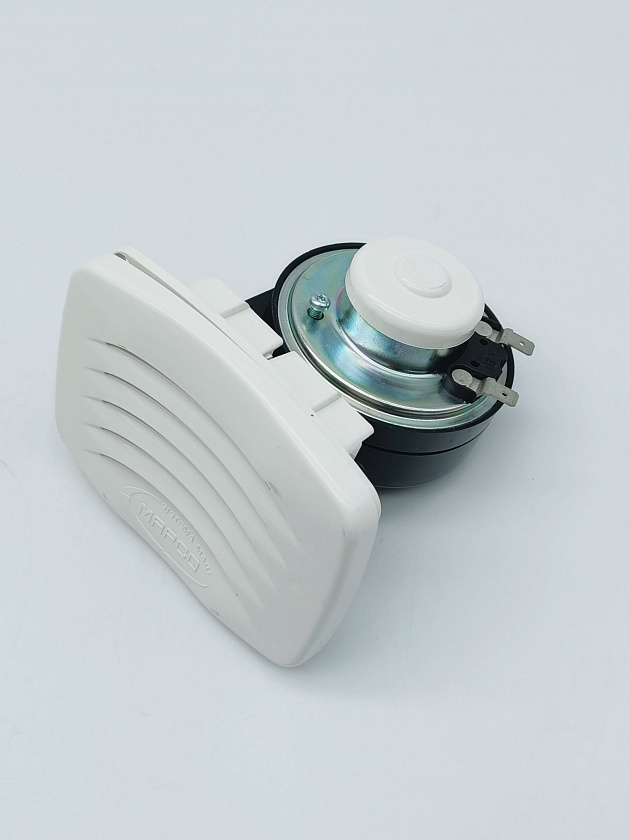 Сигнал звуковой Marco Smile SM1 (Италия) электрический 12В (вольт), врезной горн для лодки, катера, яхты, судна, сигнальный горн ревун 12V клаксон гудок сирена