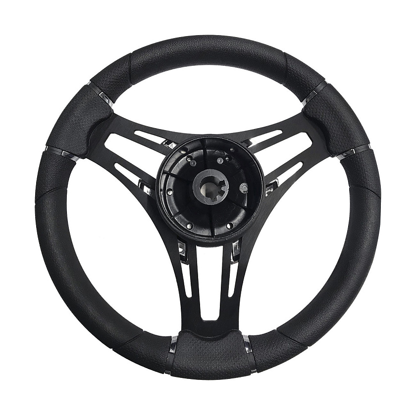 Руль для лодки Gussi VERONA диаметр 350 мм, алюминиевые спицы