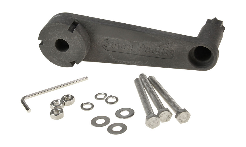 Якорная лебедка вертикальная South Pacific PRO VS600 электрическая 12В, корпус нержавеющая сталь