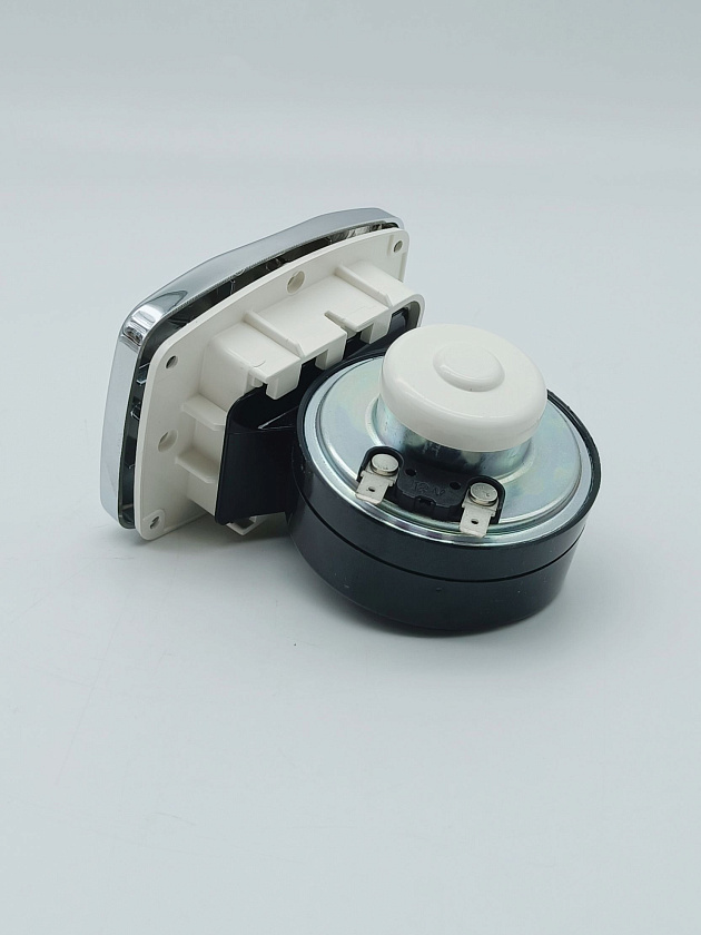 Сигнал звуковой Marco Smile SM1/C (Италия) электрический 12В (вольт), врезной горн для лодки, катера, яхты, судна, сигнальный горн ревун 12V клаксон гудок сирена