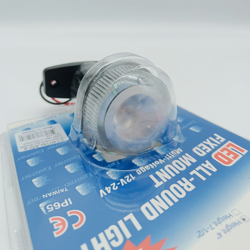 Светодиодный топовый огонь Easterner 12 / 24В клотиковый LED на стойке 110 мм для лодки, катера, судна (круговой, стояночный, якорный) влагозащищенный