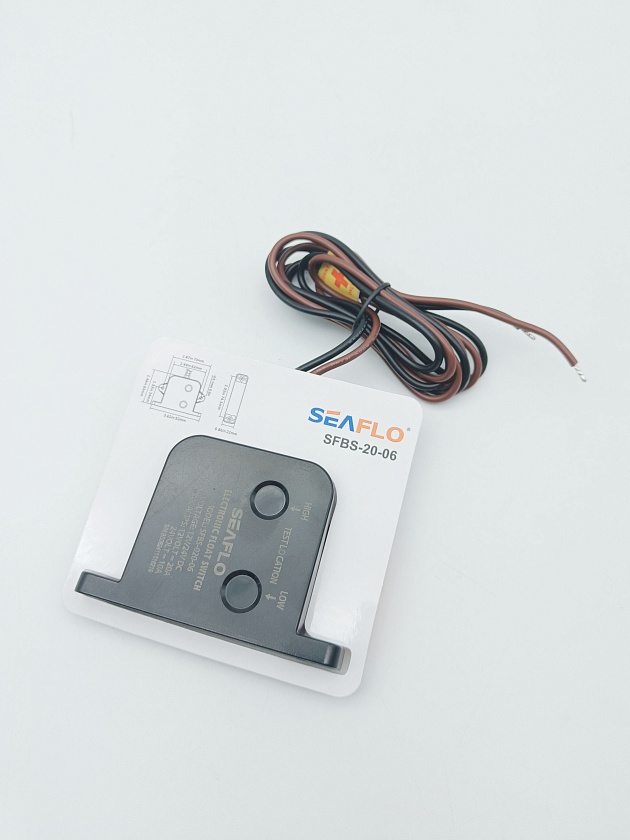 Автоматический электронный выключатель SeaFlo для трюмной помпы, применяется вместо поплавкового переключателя / поплавка осушительного насоса для откачки воды в лодке