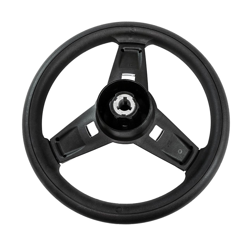 Руль для лодки Gussi GIAZZA диаметр 350 мм, хромированные спицы