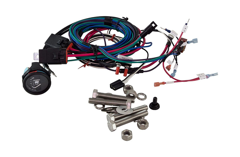 Подъемник CMC PL-65 с указателем для лодочного мотора 50-300 л.с. лифт гидравлический вертикальный, вынос 254 мм