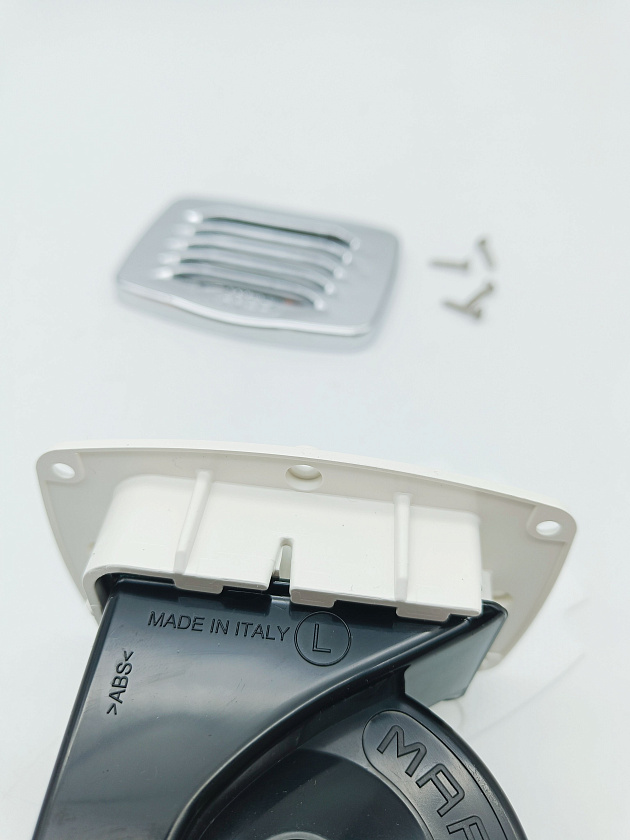 Сигнал звуковой Marco Smile SM1/C (Италия) электрический 12В (вольт), врезной горн для лодки, катера, яхты, судна, сигнальный горн ревун 12V клаксон гудок сирена