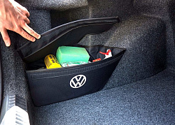 Авто сумка органайзер в багажник для автомобиля Volkswagen Polo седан (комплект 2 шт.)   
